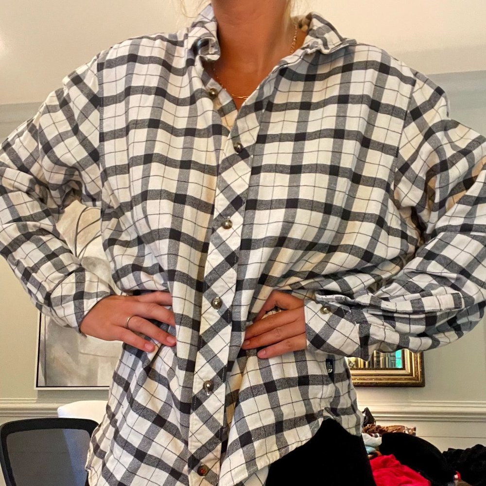 Oversized North Face Flannel